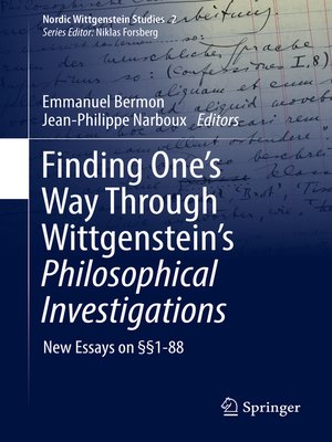 cover image of Finding One's Way Through Wittgenstein's Philosophical Investigations